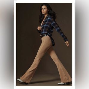 NWT Frame Le Bardot Flare corduroy Pants Size 31